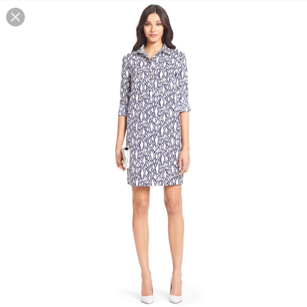 Diane Von Furstenburg Taffy Shirt Dress